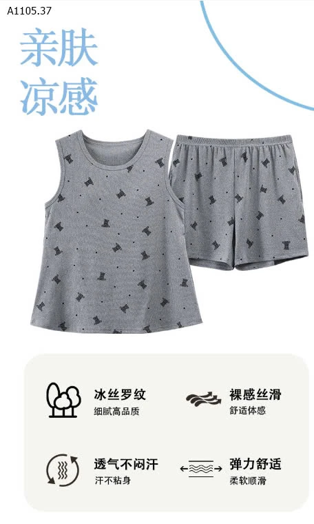 Bộ ngủ kèm miếng đệm ngực  - sỉ 127k