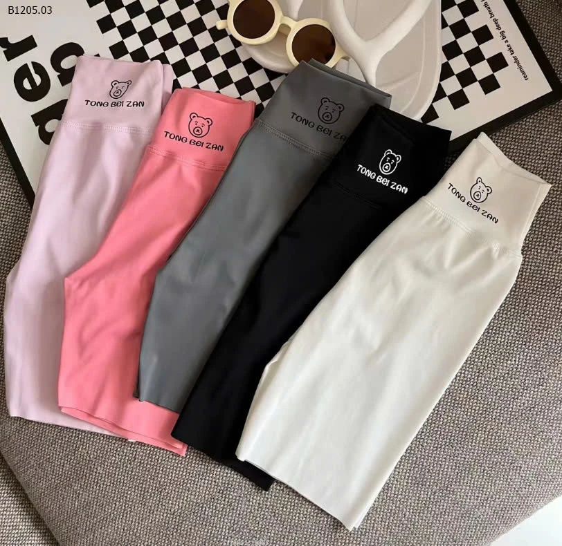 QUẦN LEGGING ĐÙI HÌNH GẤU BÉ - sỉ 76k