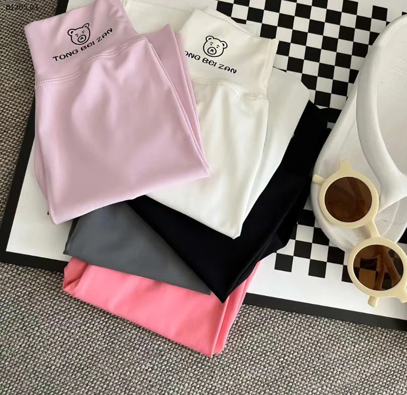 QUẦN LEGGING ĐÙI HÌNH GẤU BÉ - sỉ 76k