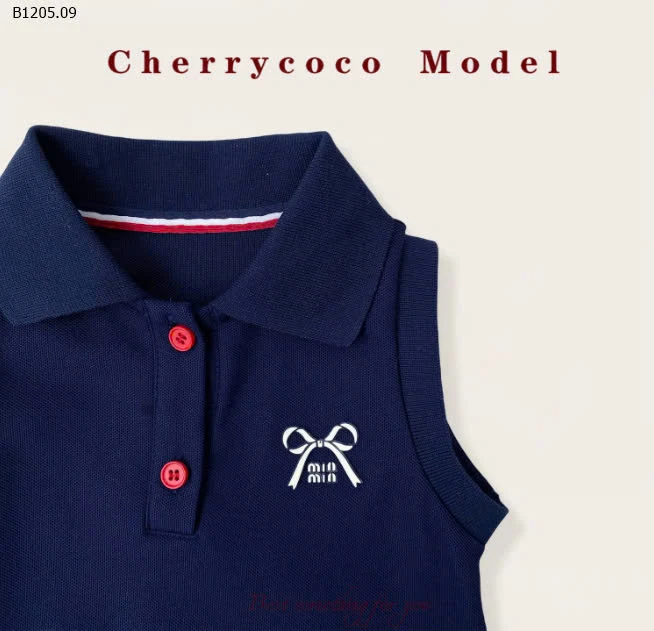VÁY SÁT NÁCH POLO BG  CHERRY.COCO  - sỉ 175k
