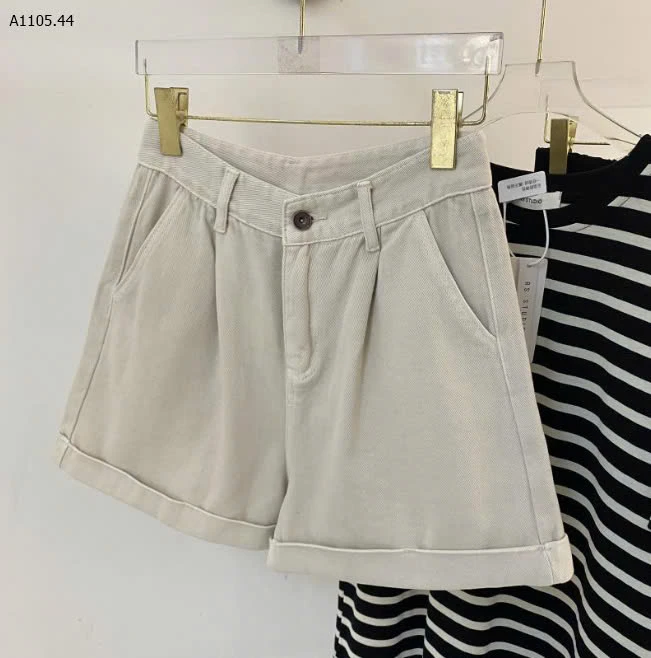 QUẦN SOOC JEAN GẤP GẤU NỮ- sỉ  170k