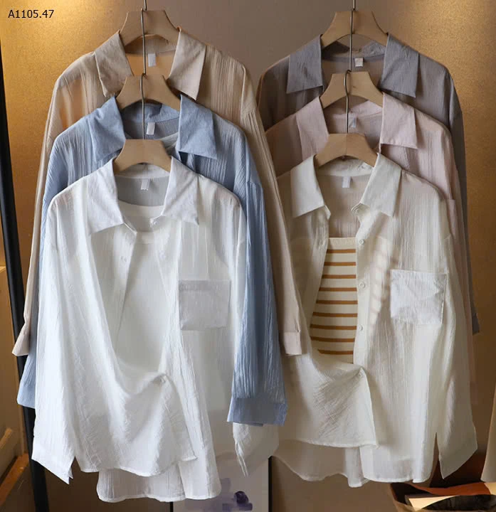 ÁO SƠ MI NỮ HÀN QUỐC  - sỉ 129k