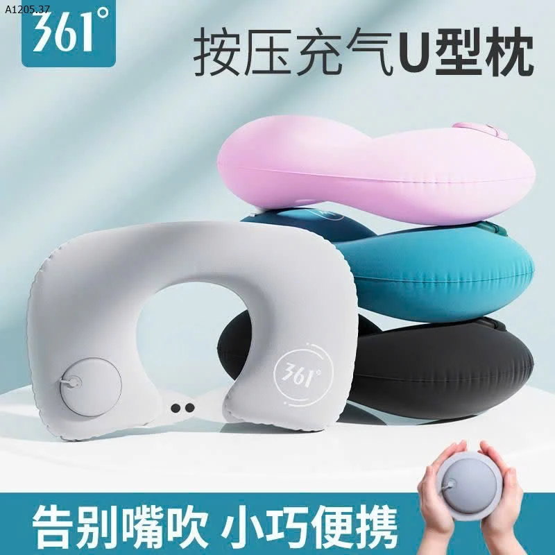 GỐI ĐỠ CỔ 361 (gối hơi + bịt mắt + túi đựng)- sỉ 70k