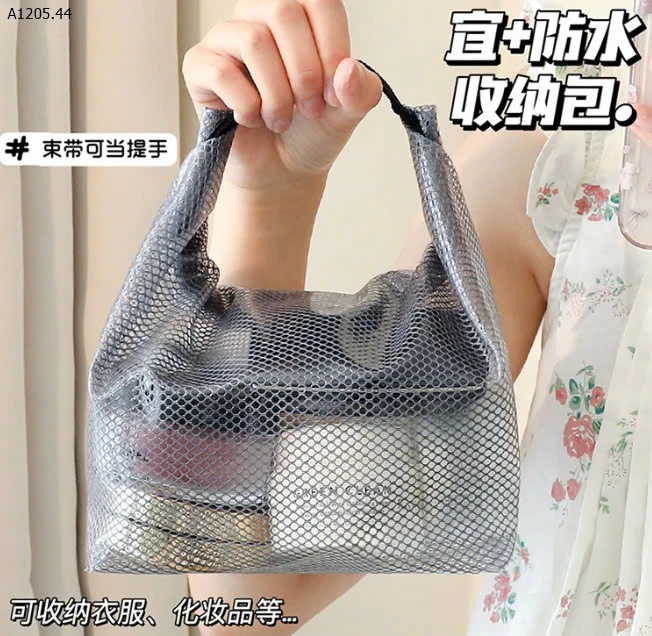  SET 2 TÚI LƯỚI  EVA ĐỰNG MĨ PHẨM  - Sỉ 54k/ 1 sét 2 chiếc mix