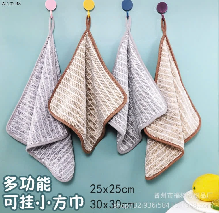 SET 20C KHĂN LAU ĐA NĂNG - sỉ 83k/set 20c mix màu