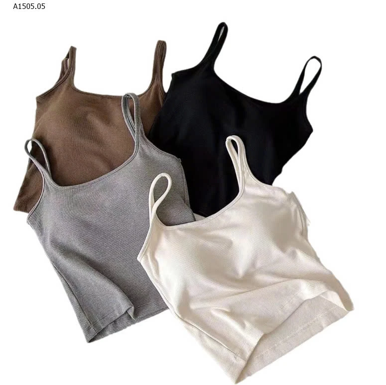 ÁO 2 DÂY KÈM ĐỆM NGỰC CHO NỮ - sỉ 81k