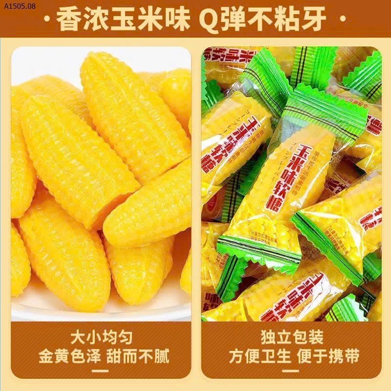 KẸO NGÔ DẺO BIBIZAN - sỉ 56k/gói 450g