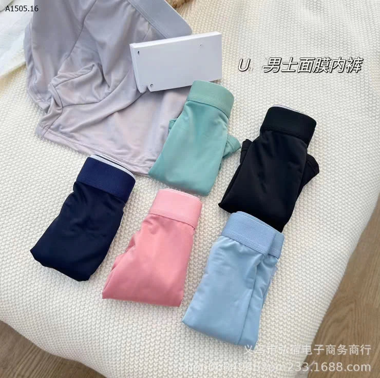 COMBO PACK XỊPPP ĐÙI NAM CHẤT LÀM MÁT SIÊU THOÁNG 100% cotton- Sỉ 128k/1 set 6 chiếc