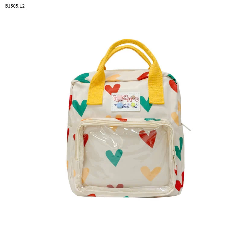 BALO HỌA TIẾT TIM CHO BÉ  YÊU -Sỉ 130k