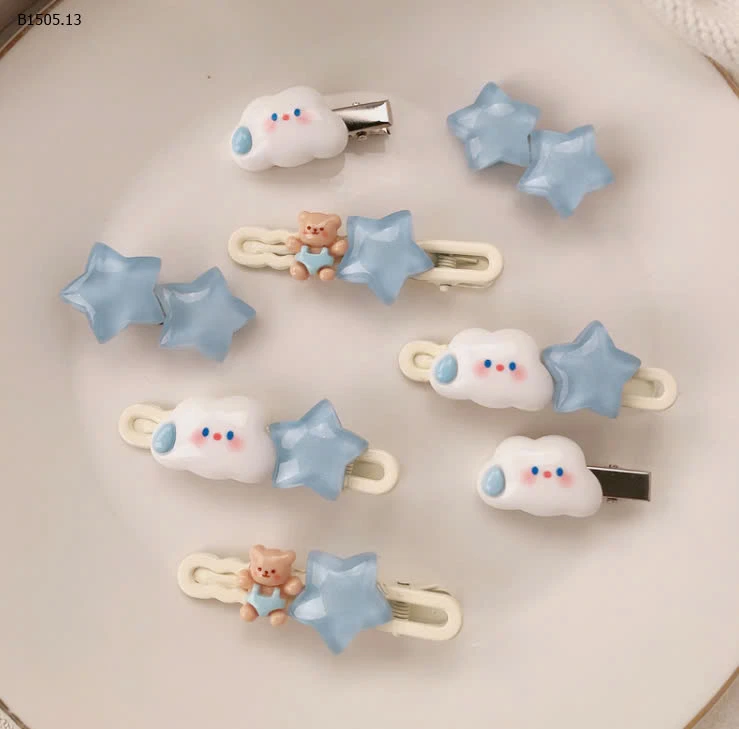 COMBO 8 set KẸP TÓC BÉ GÁI -Sỉ 43k/ combo 8 set kẹp tóc