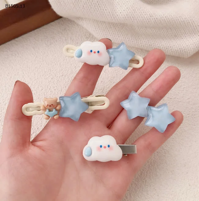 COMBO 8 set KẸP TÓC BÉ GÁI -Sỉ 43k/ combo 8 set kẹp tóc