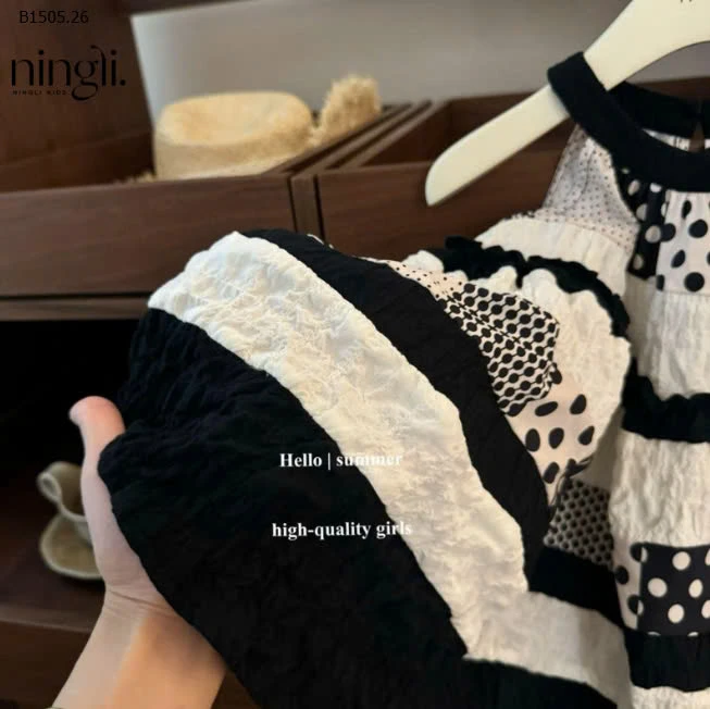 Váy xinh cho bé XINH iuu- sỉ 124k