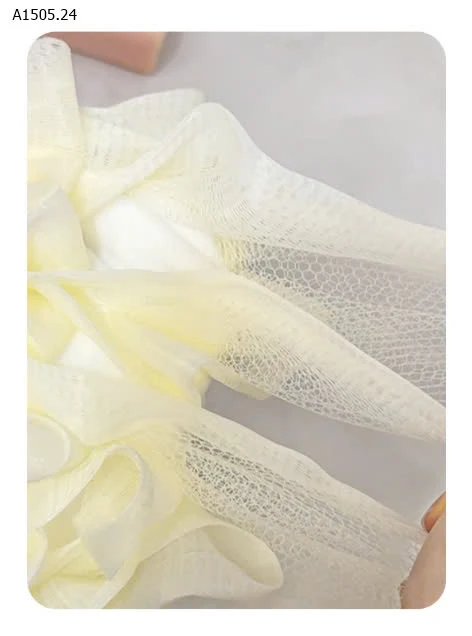 BÔNG TẮM 2IN1 - sỉ 38k/set 2c