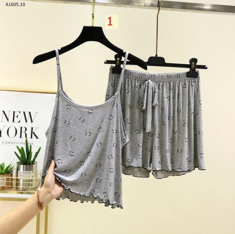 Bộ ngủ 2 dây thun lạnh-sỉ 88k