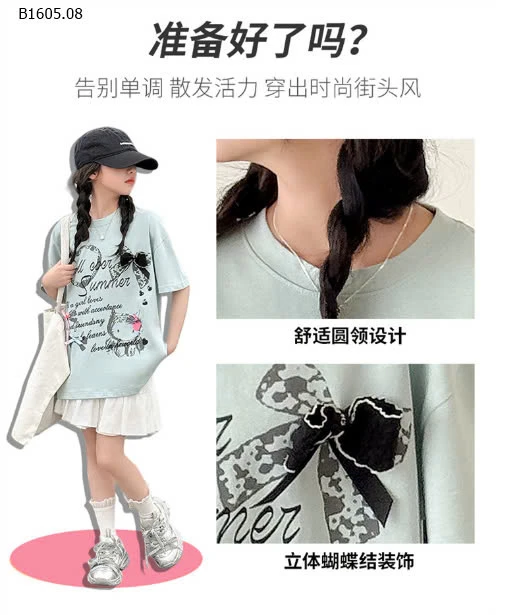 ÁO THUN CỘC TAY HELLO KITTY MIX CV CHO BG-sỉ Áo : 151k            Cv : 163k 