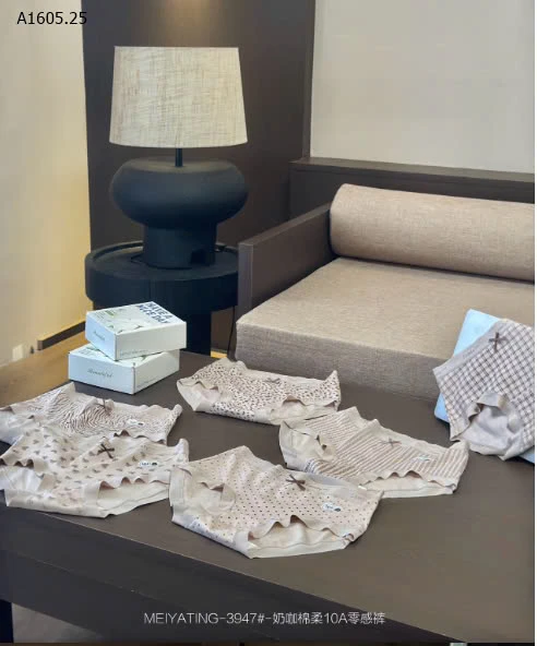 SET 6C QUẦN CHIP HỌA TIẾT CHO NỮ-sỉ 158k/set 6c mix màu