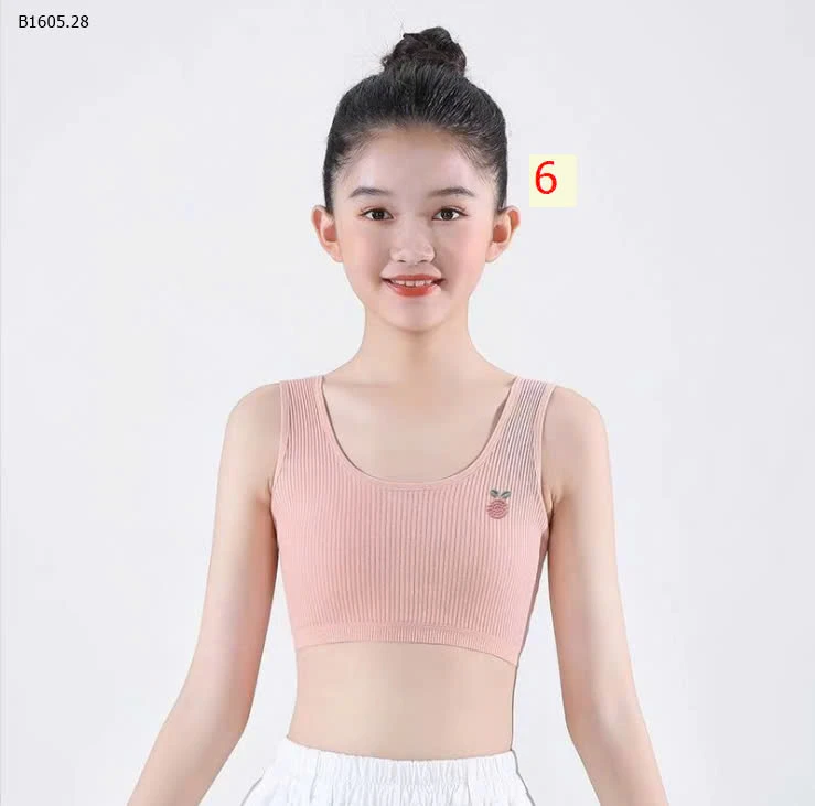 SET 6C ÁO LÓT CHO BÉ GÁI-sỉ 113k/set 6c mix màu