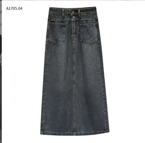 CHÂN VÁY JEAN DÁNG DÀI NỮ -sỉ 170k