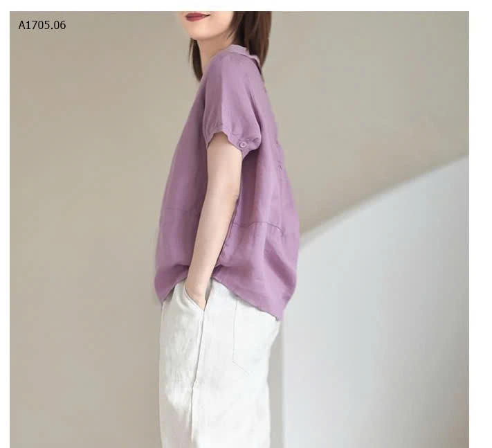 ÁO CỔ BẺ CỘC TAY CHO NỮ -sỉ 142k