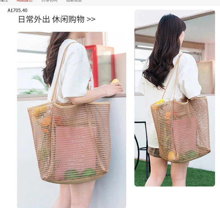 TÚI LƯỚI ĐI BIỀN-sỉ 85k