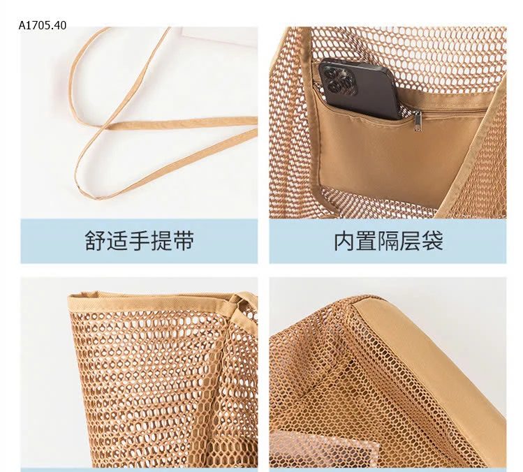 TÚI LƯỚI ĐI BIỀN-sỉ 85k