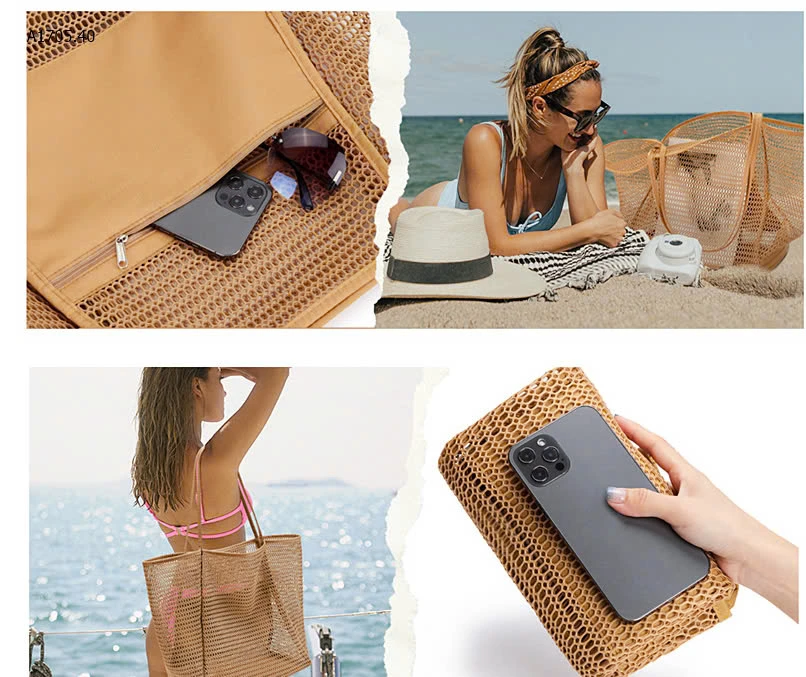 TÚI LƯỚI ĐI BIỀN-sỉ 85k