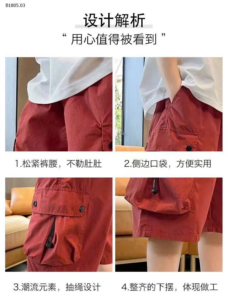 QUẦN TÚI HỘP  BÉ TRAI -Sỉ 91k