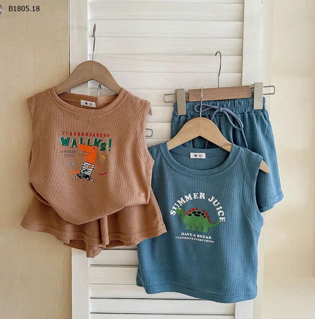 BỘ CỘC HÈ BA lỖ CHO BÉ TRAI, BÉ GÁI CUTE - Sỉ 127k