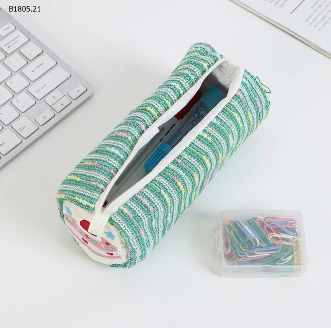 TÚI ĐỰNG BÚT HOẠT HÌNH DỄ THƯƠNG CHO BÉ - Sỉ 75k/set 2chiec chọn màu