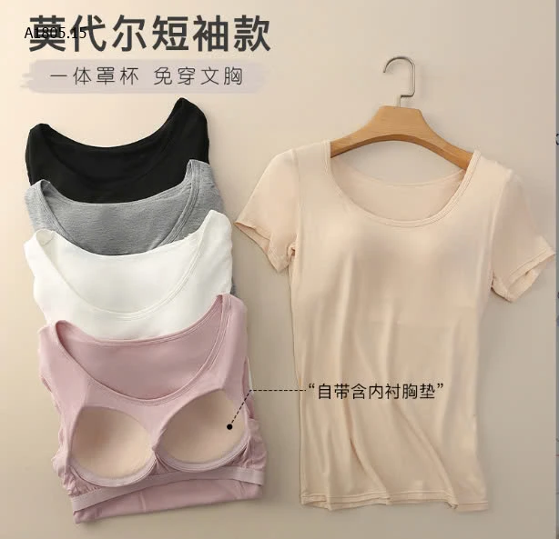 ÁO CỘC TAY KÈM BRA - sỉ 98k