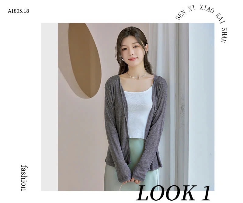 CARDIGAN LEN MỎNG MẶC ĐIỀU HÒA- sỉ 95k