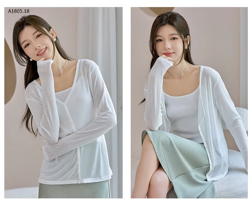 CARDIGAN LEN MỎNG MẶC ĐIỀU HÒA- sỉ 95k