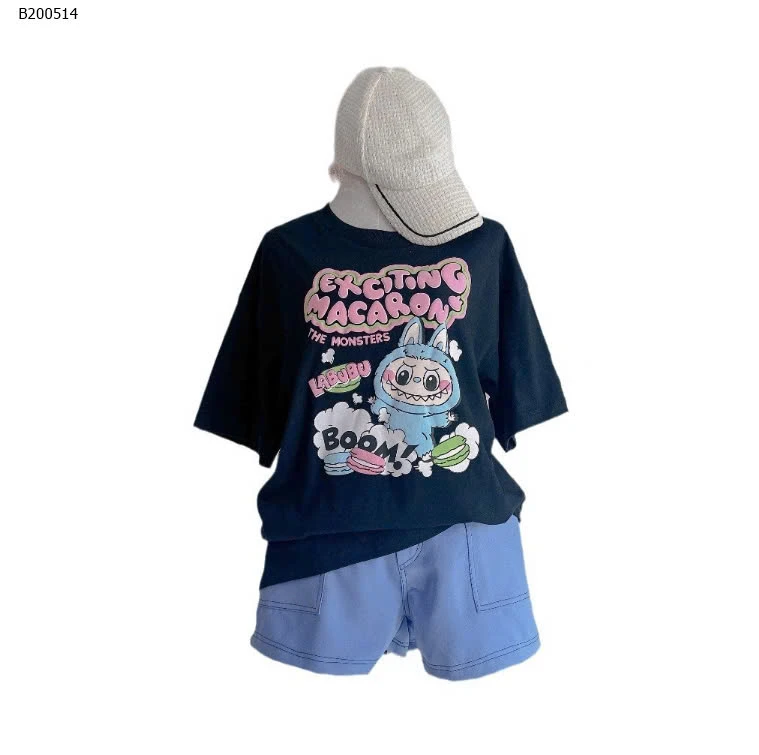 ÁO PHÔNG LABUBU CHO BÉ GÁI - sỉ 57k