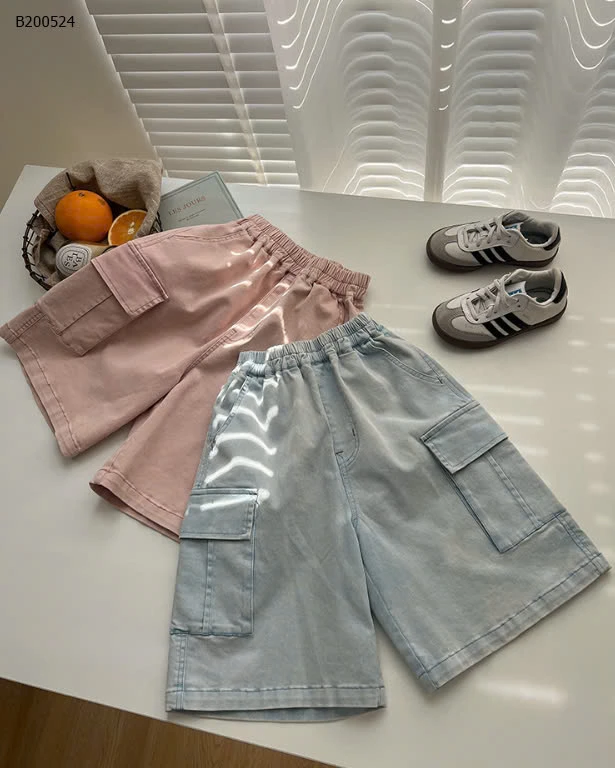 Quần sooc túi hộp bé trai- sỉ 90-150: 196k sz 160: 213k sz 170: 235k