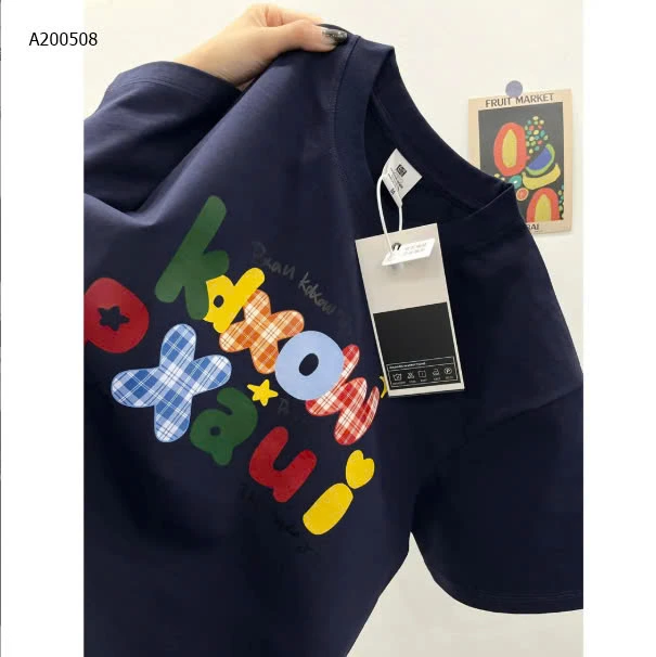  ÁO PHÔNG IN CHỮ CHO NỮ - sỉ 86k