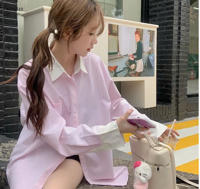 ÁO SƠ MI KẺ SỌC NỮ  - sỉ 165k