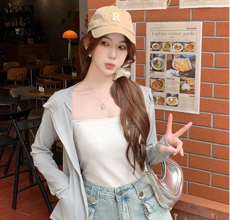 ÁO CHỐNG NẮNG MỎNG DÁNG ÔM NỮ  - sỉ 123k