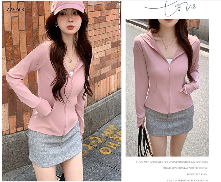 ÁO CHỐNG NẮNG MỎNG DÁNG ÔM NỮ  - sỉ 123k