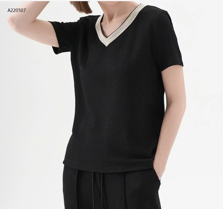 ÁO CỔ V CANVAUS - sỉ 157k