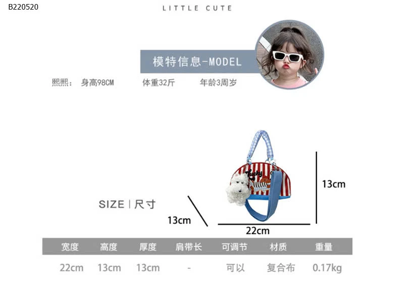 TÚI THỜI TRANG BÁN NGUYỆT HOẠT HÌNH CHO BÉ -Sỉ 109k