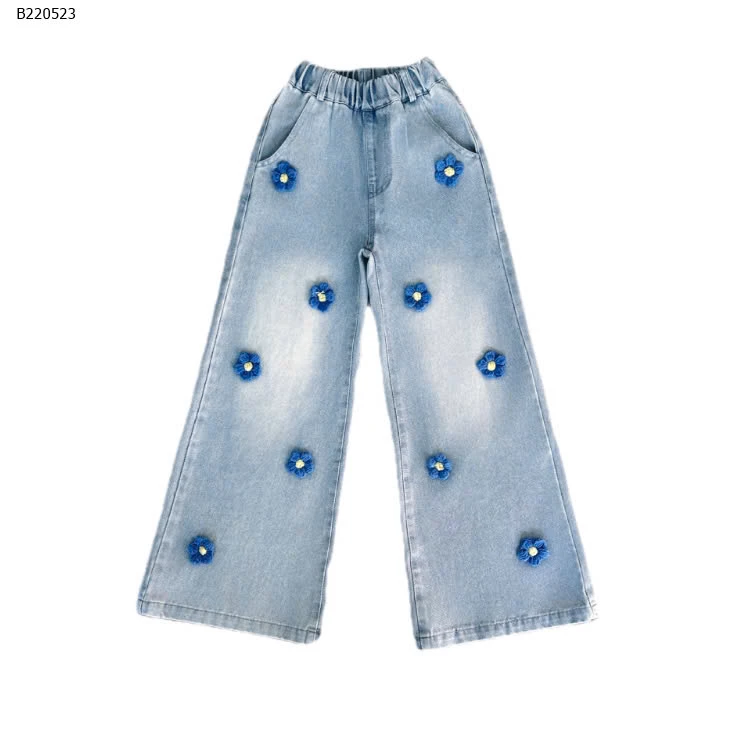 QUẦN JEAN HOA BÉ GÁI-Sỉ 150k