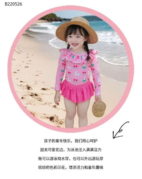  BỘ BƠI HỌA TIẾT CHO BÉ GÁI  -Sỉ 89k