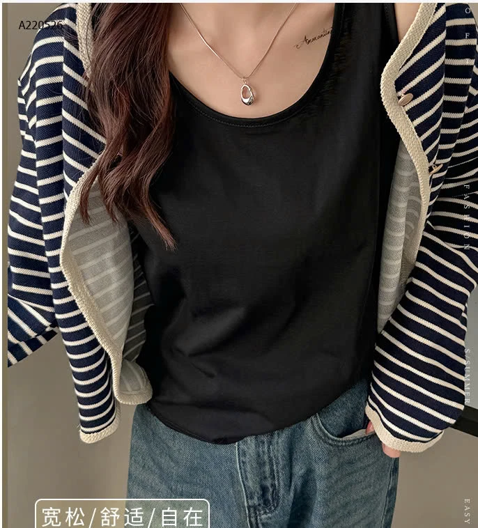 ÁO SÁT NÁCH COTTON KHÔ  - sỉ 79k