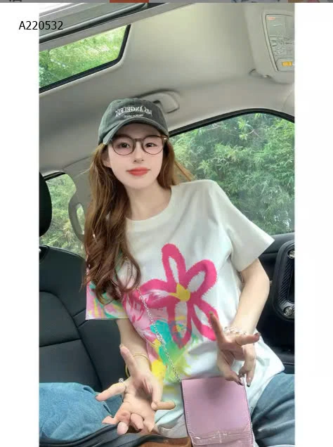 ÁO PHÔNG HOA SẮC MÀU TRẺ TRUNG  - sỉ 113k