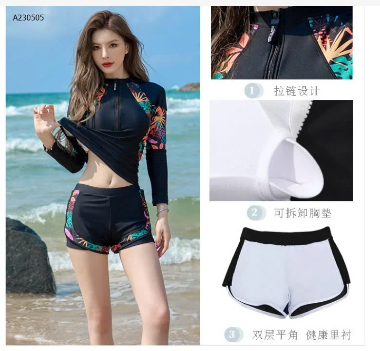 SET BƠI DÀI TAY NỮ - si 200k