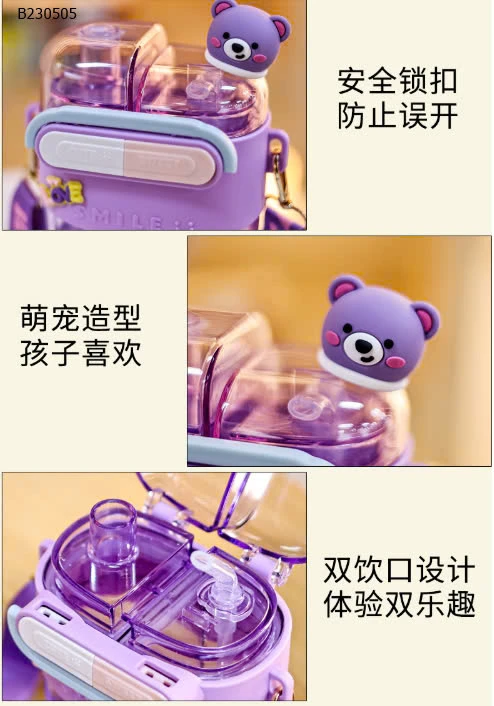  BÌNH NƯỚC DỄ THƯƠNG CHO BÉ-Sỉ 550ml: 107k         780ml: 114k 