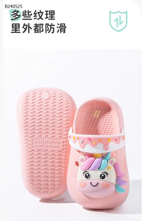 DÉP SỤC CROCS CHO BÉ GÁI  - sỉ 107k