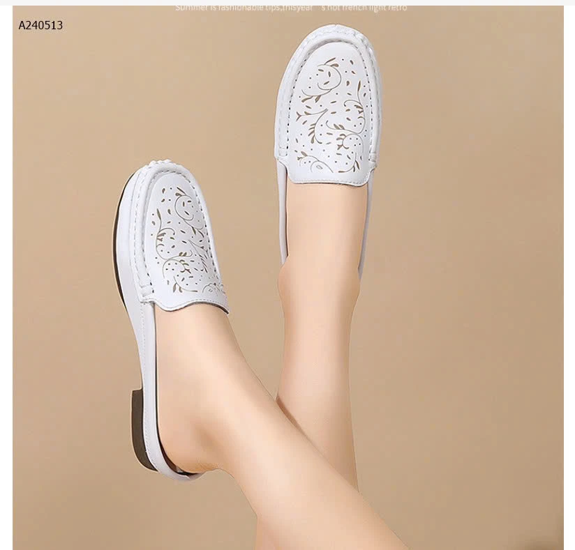 Giày sục moca da nguyên miếng  - sỉ 195k