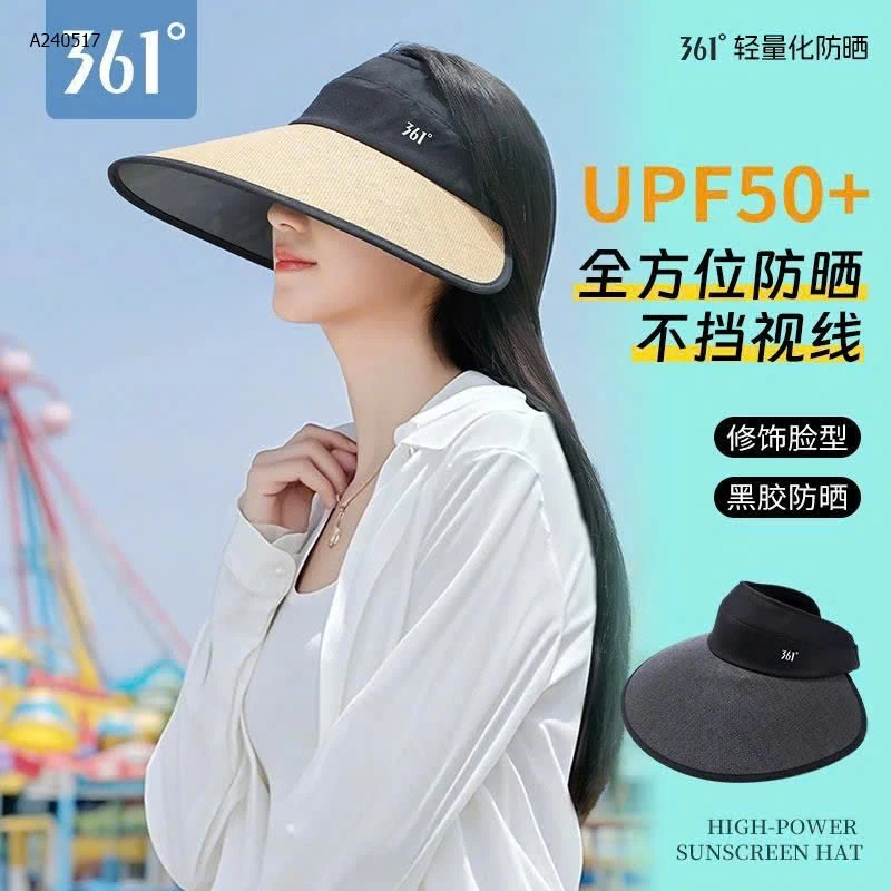 Hàng chính hãng 361. Mũ nửa đầu chống nắng hè - sỉ 95k