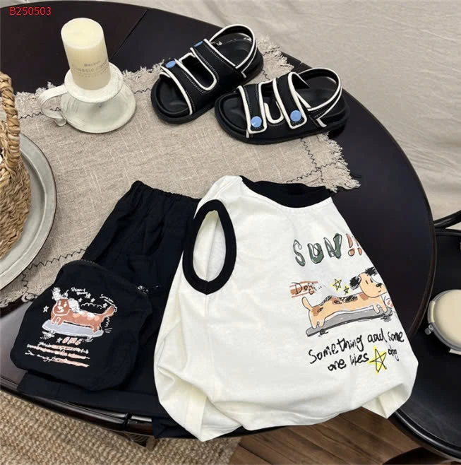 SET ÁO SÁT NÁCH QUẦN SHORT TÚI HỘP BT-Sỉ 163k